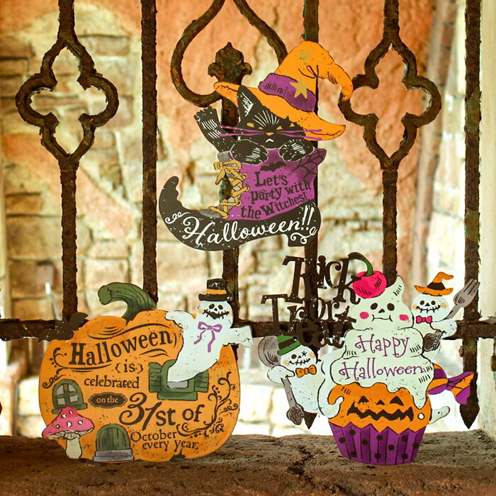 NEW【ハロウィン】 ハロウィン アイアン プレート