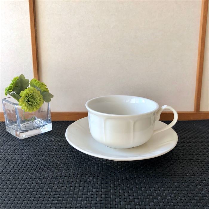 送料無料 5客セット 白カップ ソーサー 薄く...の紹介画像2