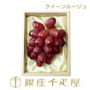 銀座千疋屋 クイーンルージュ1房入り(桐箱)〜 敬老の日 クイーンルージュ ぶどう ギフト 贈り物 フルーツ スイーツ プレゼント お菓子 内祝い 誕生日 お祝...