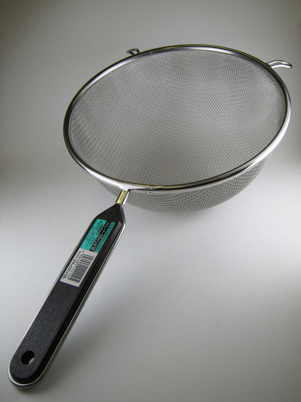 【在庫限り】ビクトリー 木柄ダブルアミ ストレーナー 10インチ 業務用 0221000