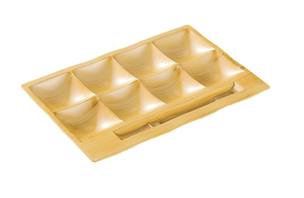 「和」テイスト ビュッフェプレート 白木(刷毛目) 業務用 0261010