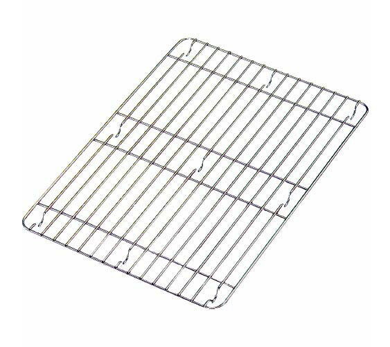 18-8 角バットアミ(補強付)4枚取 30387 業務用 0266600