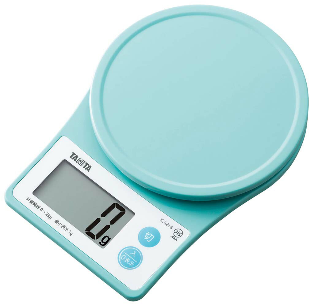 タニタ デジタルクッキングスケール 2kg KJ-216BL 業務用 3080810
