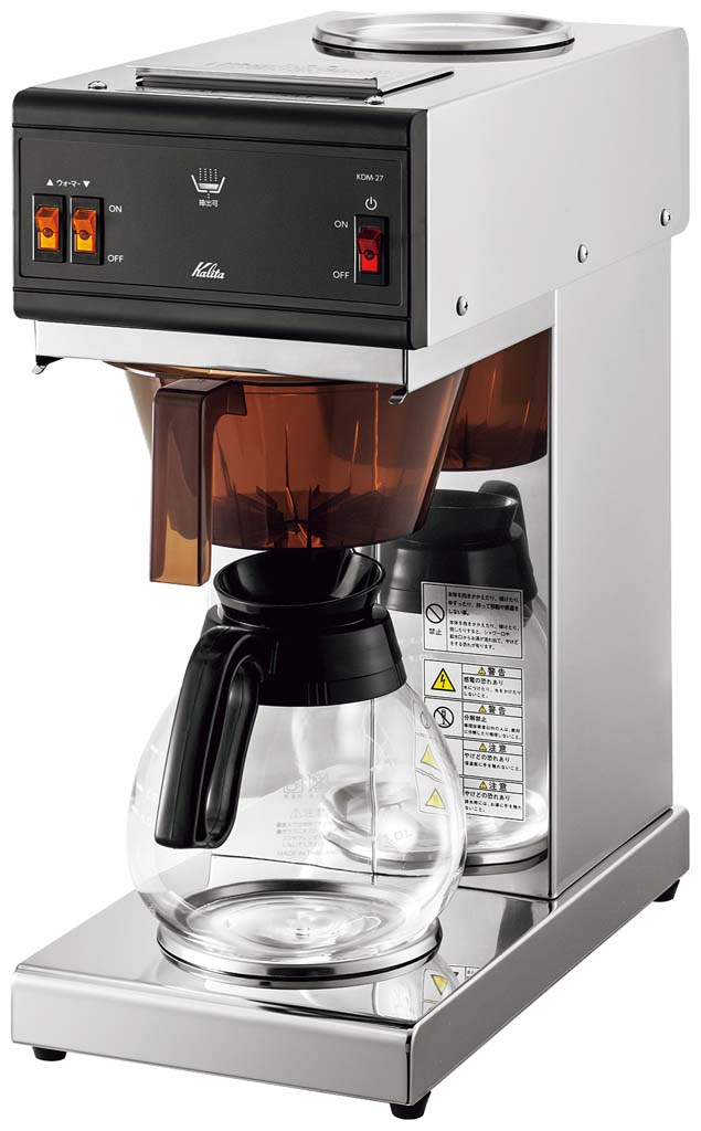 ●型番：#62190●サイズ幅200×奥行372×高さ470(mm)●重量：8kg●容量：1.8L●材質本体：ステンレスファンネル：プラスチックデカンタ：耐熱ガラス立ロシ：パルプ●表面加工：ミラー仕上げ●対応熱源：AC100V電源●測定・調節/温度範囲/能力等噴出温度(抽出口)90℃以上●消費電力：1120W●電源：単相100V●製造生産国：日本●コーヒー粉に均一にお湯がかかるストレートシャワー採用●分かりやすい抽出ランプ●ミラー仕上げのステンレスボディ●日本製にてアフターメンテナンス対応可能●11.2A●付属品：1.8Lデカンタ/プラスチックファンネル/立ロシ27cm(25枚)※商品画像はメーカー提供の代表画像を使用しております。複数掲載の画像でも、単品販売の場合がございます。サイズ・カラー・型番・付属品等は商品名・商品説明欄をご確認ください。※製造時期により、パッケージや商品の規格が異なる場合がございます。予めご了承ください。ご不明点などございましたらいつでもお気軽にお問い合わせくださいませ。