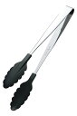 【在庫限り】抗菌耐熱カラートング 大 ブラック 30cm 業務用 3431500