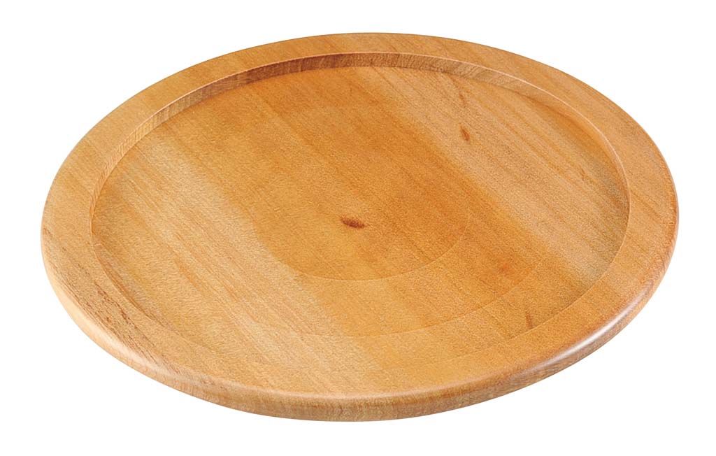 ステーキ&ピザプレート用木台(補強リング付用)24cm用 業務用 3662710