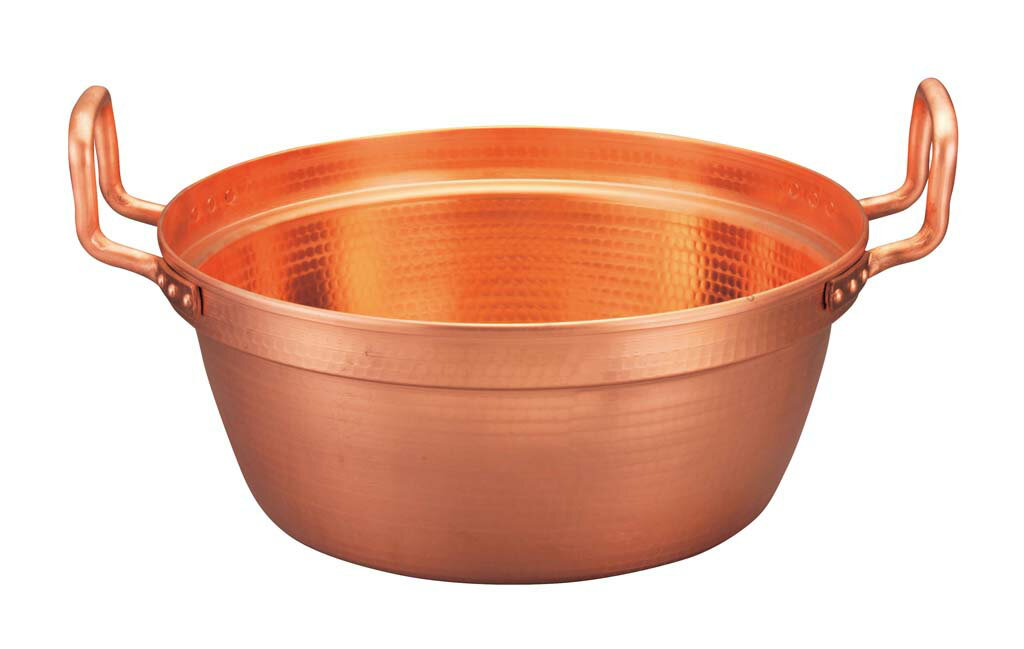 Copper Pots - EBM 銅 段付鍋 錫引きなし 39cm 業務用 4000110