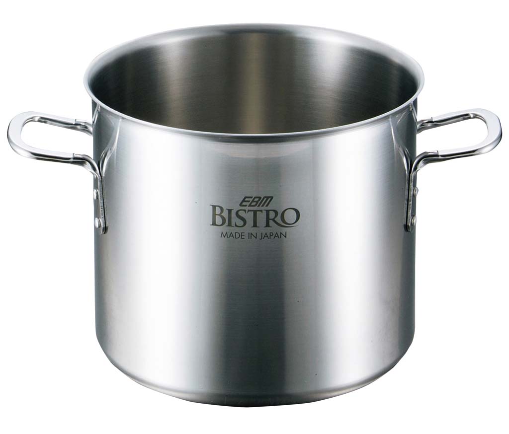 EBM ビストロ 三層クラッド 寸胴鍋 30cm 蓋無 業務用 4142200