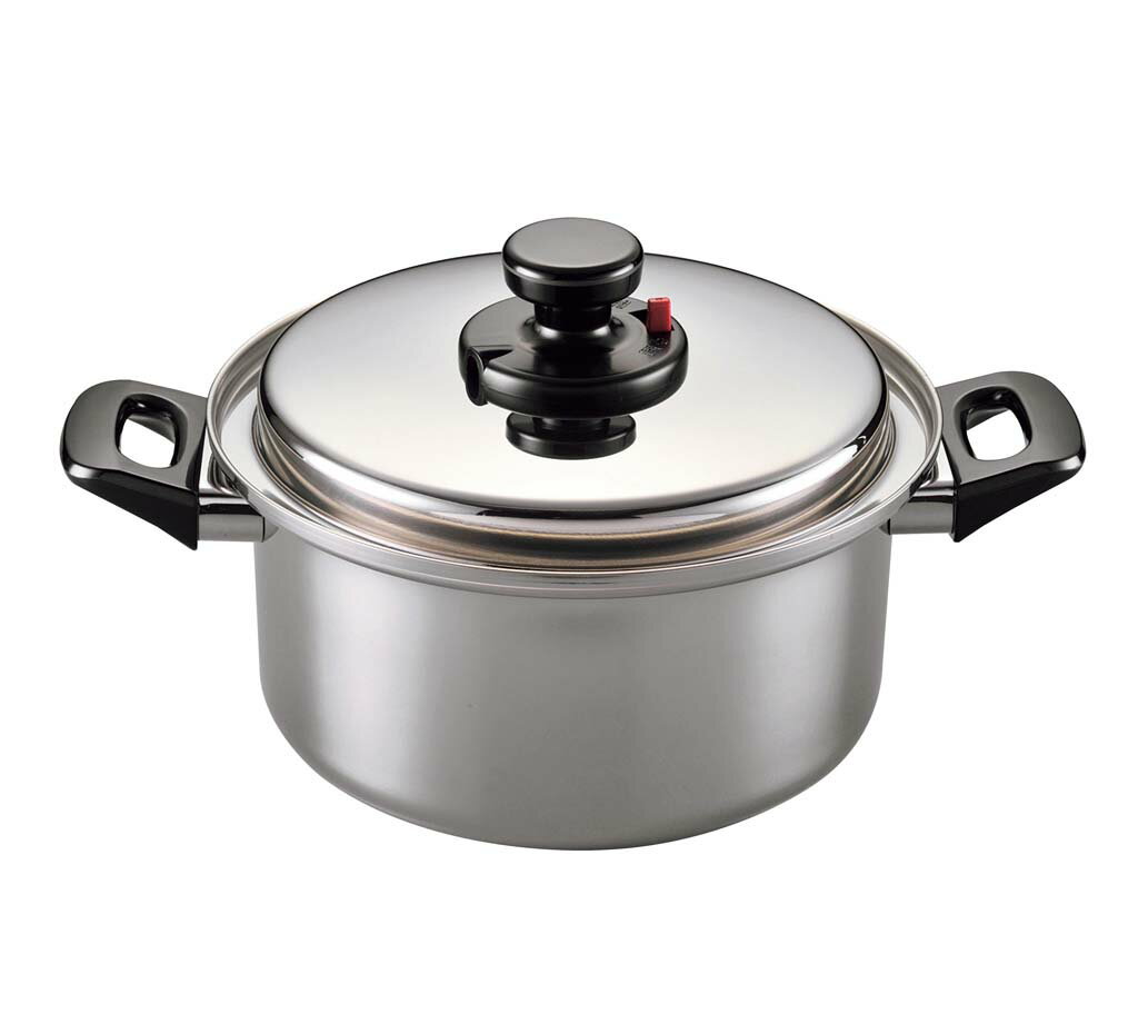 18-10(電磁対応)エクストラ 深型両手鍋 28cm 業務用 4232440