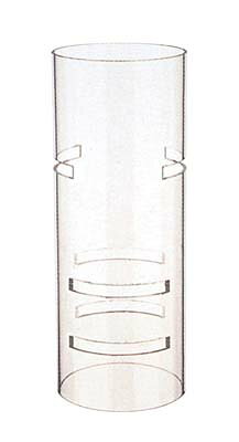 ブッフェステーション ユニットベース クリア(連結用カット付)C1230(L)φ120×300 業務用 4534600