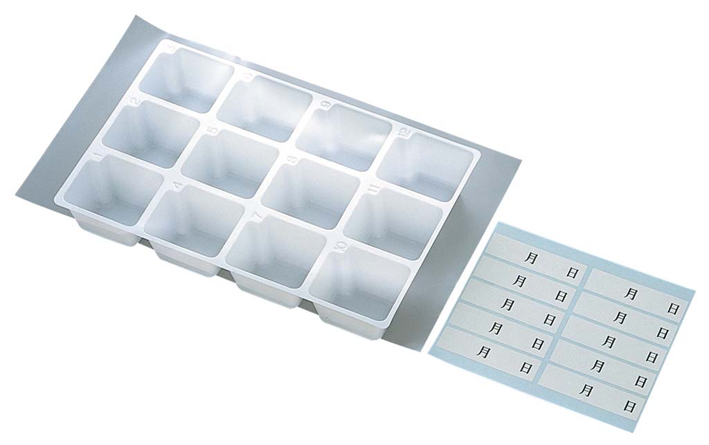 乐天商城 - 使い捨て 検食容器トレーセット 12穴(100枚入) 業務用 4875100