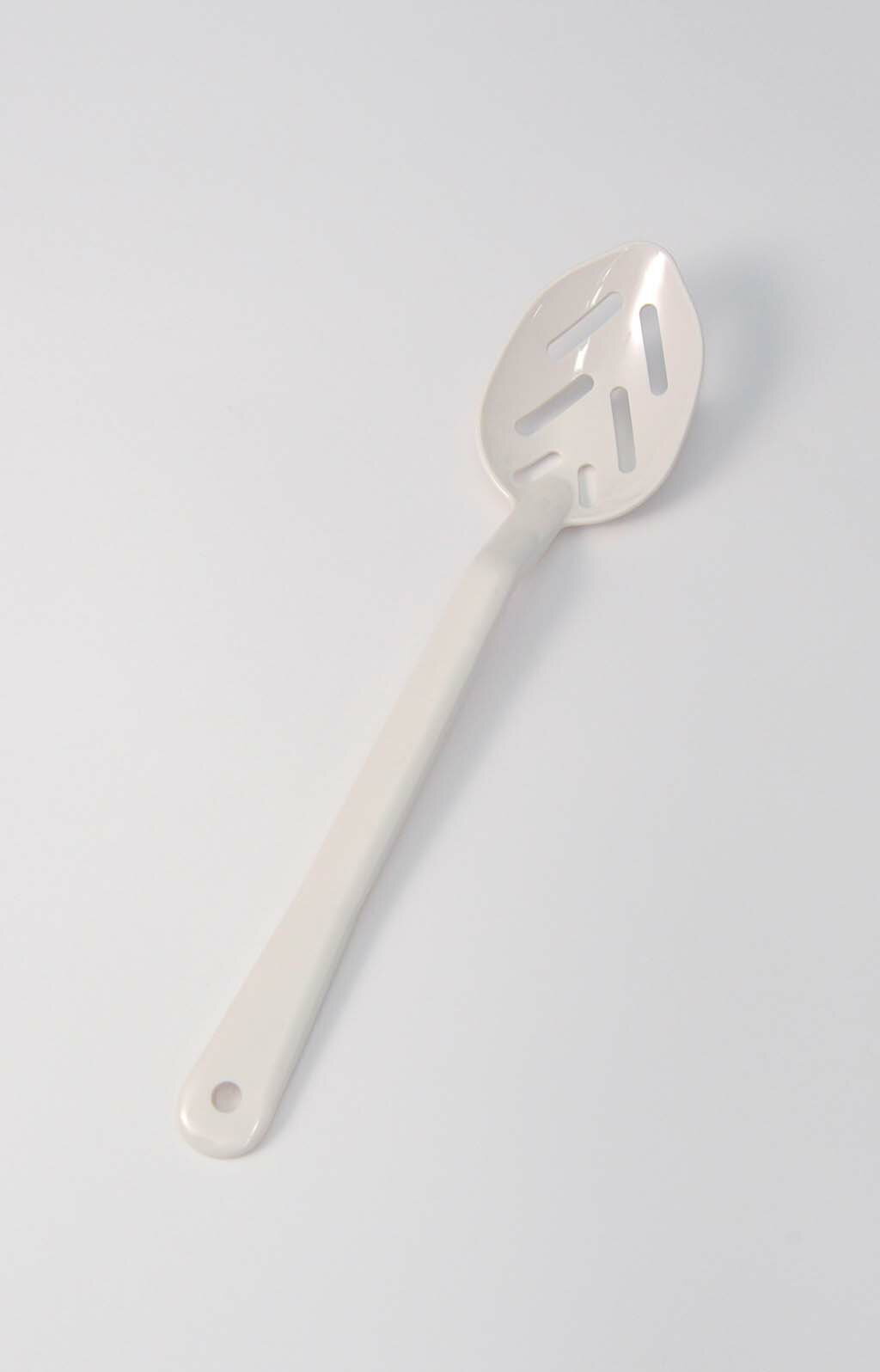 Service Spoon - カーライル サービススプーン 13インチ 長穴付 N4422(02)ホワイト 業務用 4947530