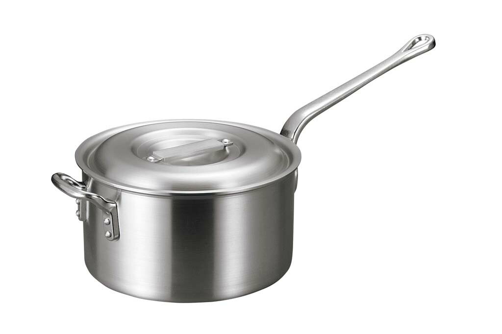 アルミ バリックス 片手鍋(磨き仕上げ)24cm 業務用 4977901