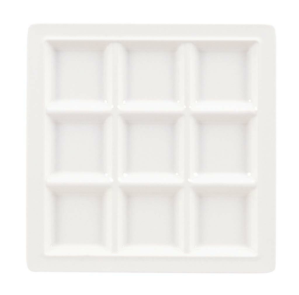スクエアプレート 9仕切皿 M-2350 ホワイト 業務用 5131900