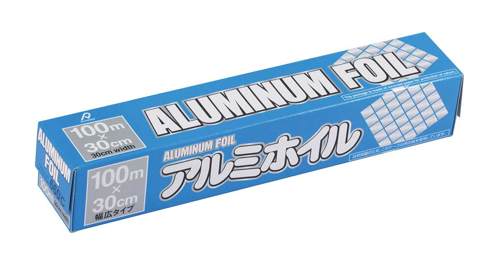 ●サイズ30cm×100m●板厚：12μ(mm)●材質アルミ●オーブン：対応●厚さ：12ミクロン※商品画像はメーカー提供の代表画像を使用しております。複数掲載の画像でも、単品販売の場合がございます。サイズ・カラー・型番・付属品等は商品名・商品説明欄をご確認ください。※製造時期により、パッケージや商品の規格が異なる場合がございます。予めご了承ください。ご不明点などございましたらいつでもお気軽にお問い合わせくださいませ。