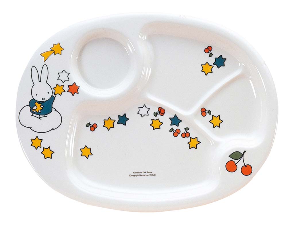 メラミン子供食器 ミッフィー ランチ皿 CM-69 業務用 5445200