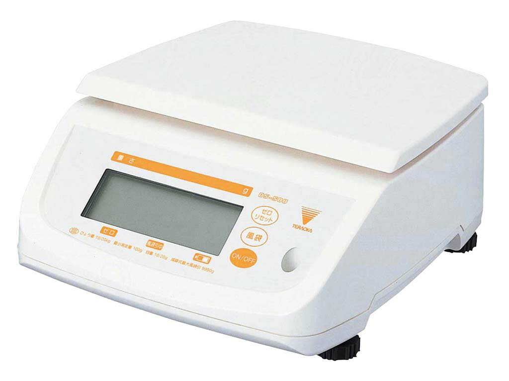 テラオカ 防水型デジタルはかり テンポ DS-500 20kg 業務用 5502020