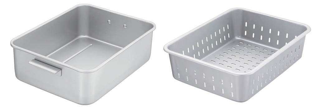 アルマイト 深型 水切バットセット 大 業務用 5630200