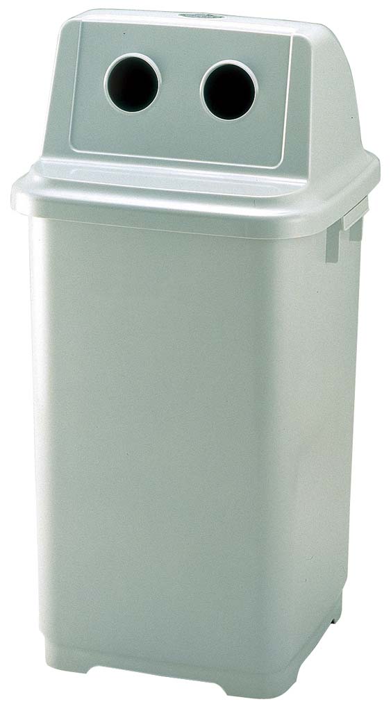 For Separated Refuse - トラッシュペール 90R型 グレー 本体丈 業務用 5674810