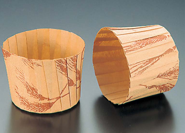 マフィンカップ 小麦柄(80枚入)M-109 �