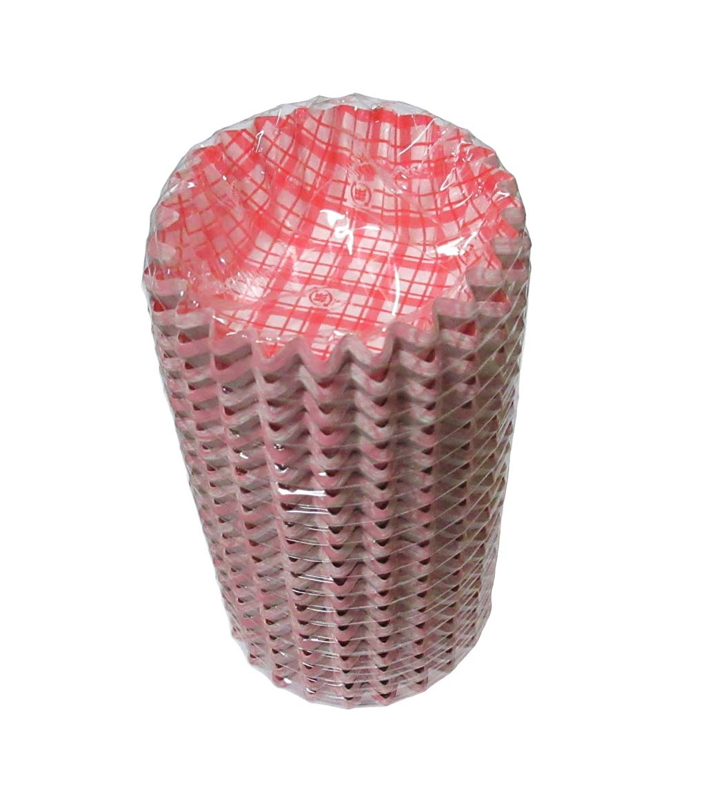 ココ・ケース(500枚入)丸型 9号深 赤 業務用 5754720(3.0)