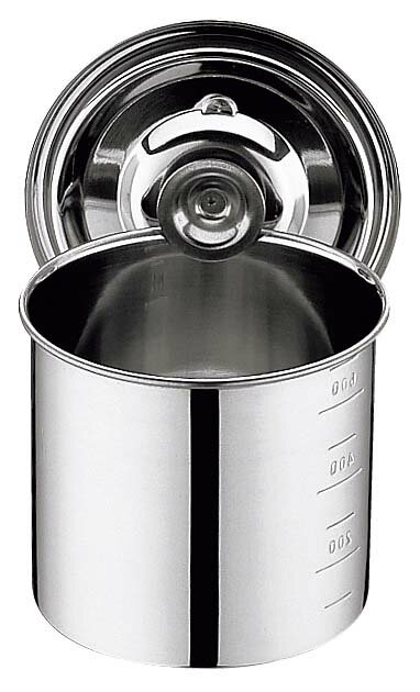 UK 18-8 キッチンポット 目盛付 8cm 手無 業務用 6062900