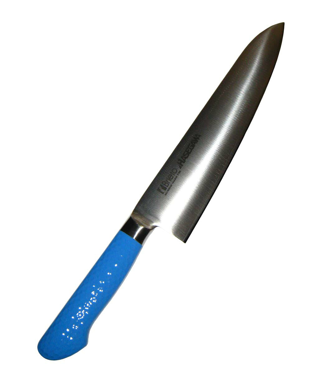 ハセガワ 抗菌カラー庖丁 牛刀 MGK-27 27cm ブルー 業務用 6606350