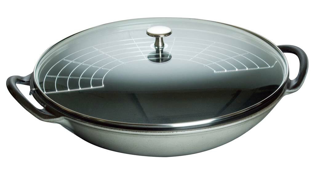 Iron Pots - ストウブ グランビュッフェパン 37cm グレー 40509-336 業務用 6645330