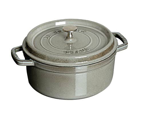 IH非对应 - ストウブ ピコ・ココット ラウンド 28cm グレー 40509-314 業務用 6736900