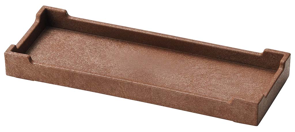 樹脂製 カスター盆 ブラウン M44-172 業務用 6765710