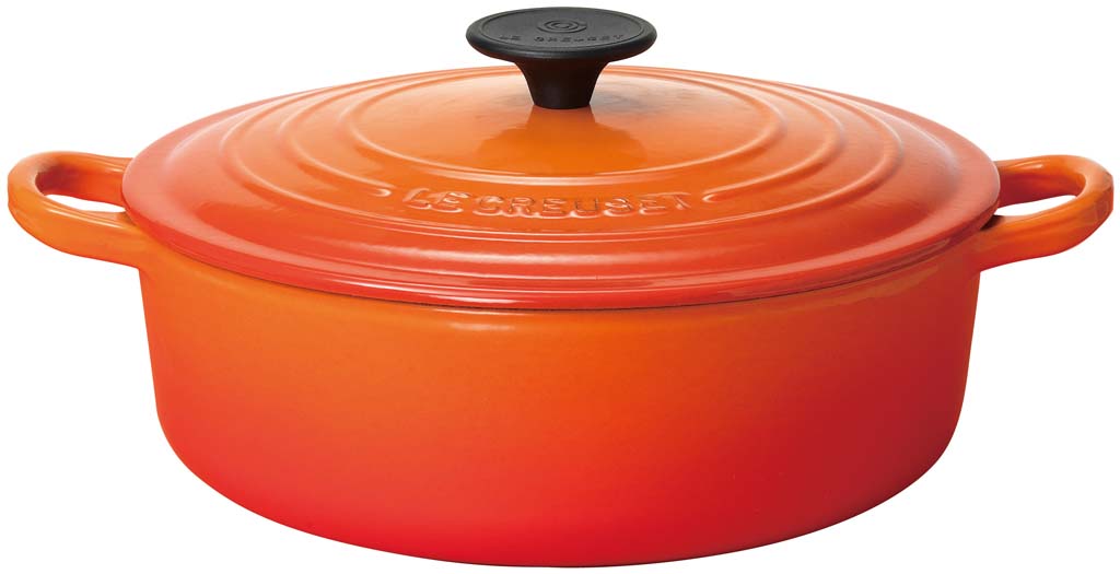 Ih/Gas Compatible - ル・クルーゼ トラディション ココットジャポネーズ 24cm 25052-24-09 オレンジ 業務用 6869110