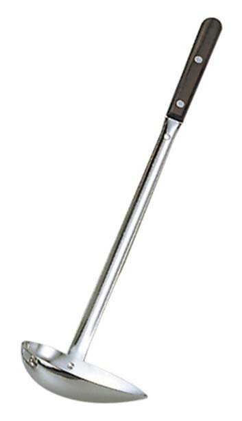 【在庫限り】18-8 ローズ長柄 横口サービスレードル 180cc 業務用 7000320