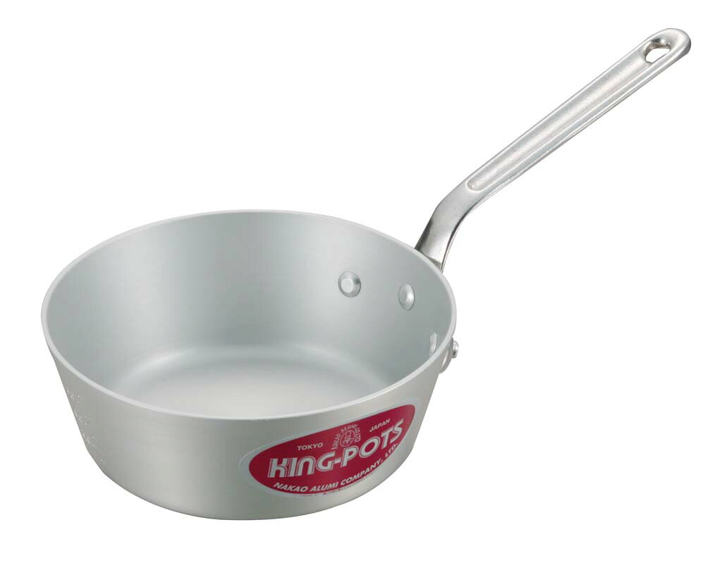 キングアルマイト テーパー鍋(目盛付)24cm 業務用 7263400