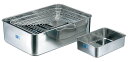 【在庫限り】 クローバー 18-8 深型 組バット 14号 手付 業務用 0275300
