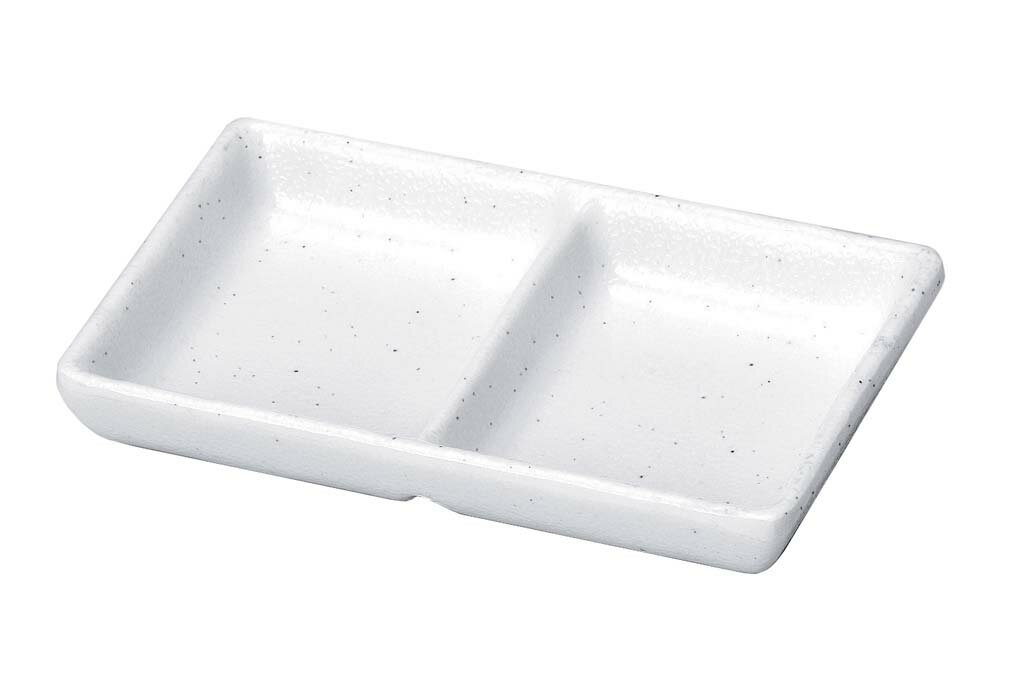 Other - 【在庫限り】耐熱いぶし釉 2点珍味皿 粉引 業務用 0327020
