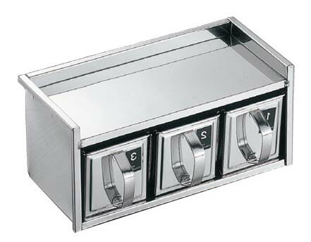 Other - 【在庫限り】EBM 18-8 引出式 ヤクミ入 1段3ヶ入 業務用 0359500