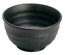 マイン メラミンウェア 飯器 黒 大 M11-144 業務用 0362030