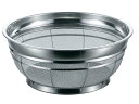 【在庫限り】 BK 18-8 カラーバー付 F型ザル 普通目 25cm 14メッシュ イエロー 業務用 0426140