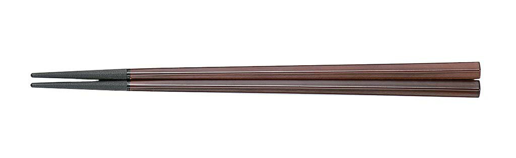 乐天商城 - 【在庫限り】 PBT樹脂塗箸 五角 21.0cm チーク 6-1253-5 業務用 0442200