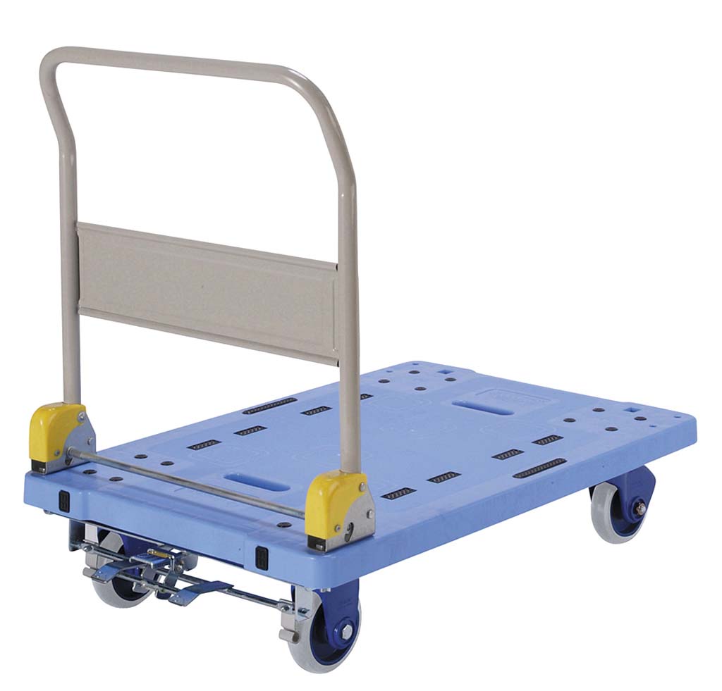 静音台車フットブレーキ付(ハンドル折畳式)NP306GS 業務用 0463410