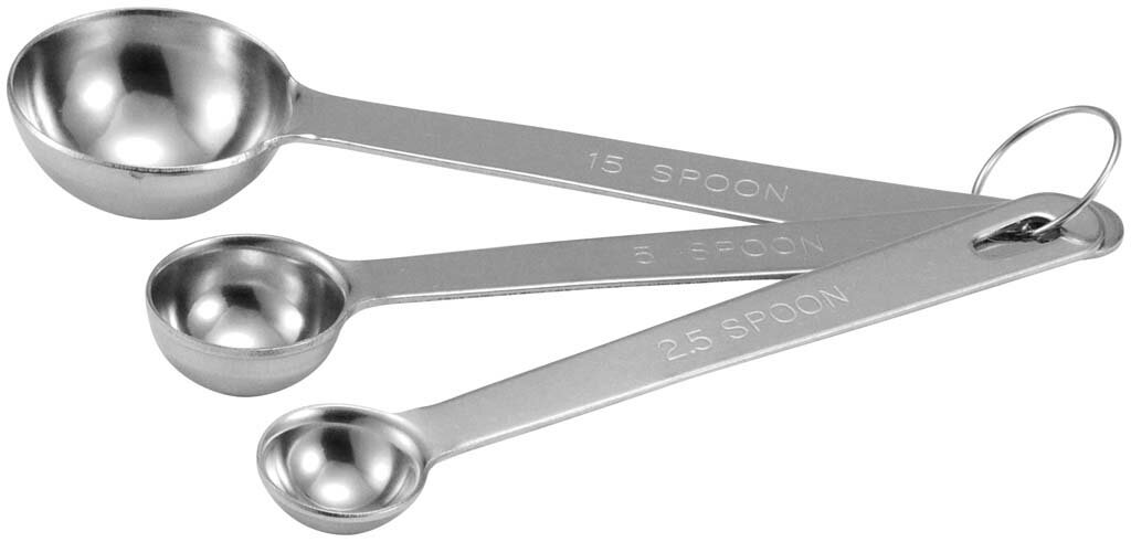 Measuring Spoons - SW 18-8 極厚 計量スプーン 3本組 業務用 7342500