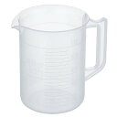 【在庫限り】サンプラ ポリプロピレン 手付ビーカー 1029 500ml 業務用 7438310