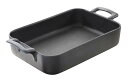 レヴォル ベルキュイジーヌ レクタンギュラーディッシュ ブラック 260×185 642056 業務用 7472200