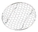 18-8 手編み亀甲 足付 目皿 11cm 業務用 7703700