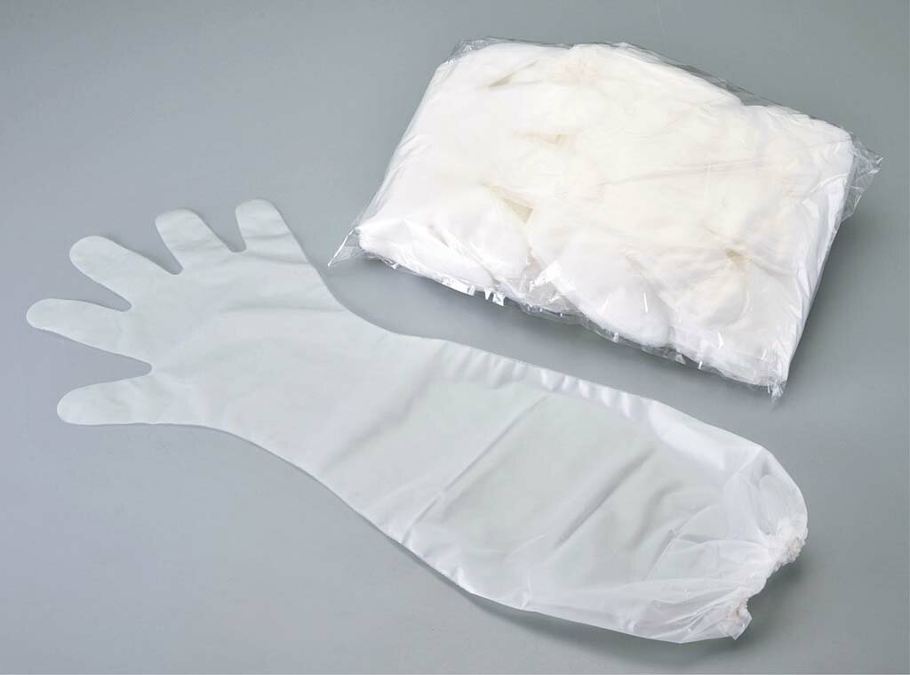 Kitchen Gloves - 【在庫限り】オカモト イージーグローブ ロングサイズ(50枚入)706 25〜30μ 業務用 7748730