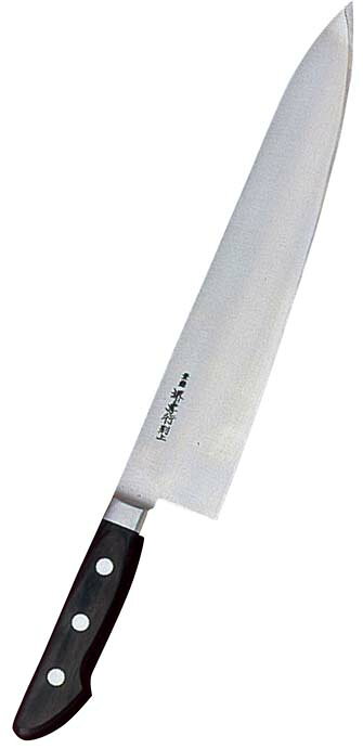●型番：15013●サイズ370(mm)●重量：240g●板厚：背:2.1(mm)●材質日本鋼●刃渡り：24cm●日本鋼を使用し、最もポピュラーな庖丁です。●両刃※商品画像はメーカー提供の代表画像を使用しております。複数掲載の画像でも、単品販売の場合がございます。サイズ・カラー・型番・付属品等は商品名・商品説明欄をご確認ください。※製造時期により、パッケージや商品の規格が異なる場合がございます。予めご了承ください。ご不明点などございましたらいつでもお気軽にお問い合わせくださいませ。