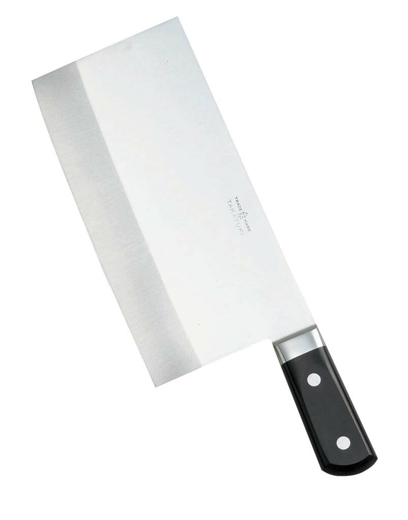 樂天商城 - 堺孝行 イノックス 中華庖丁 ツバ付 20044 21cm 業務用 7985000