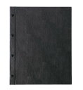 えいむ ホック式VPメニューブック HB-201 A4 ブラック 業務用 8132190