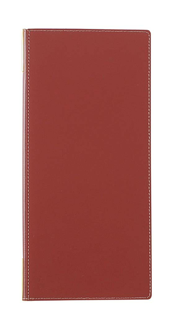 Business Products Services - えいむ ピン付革メニューブック LB-665 タテS エンジ 業務用 8133420