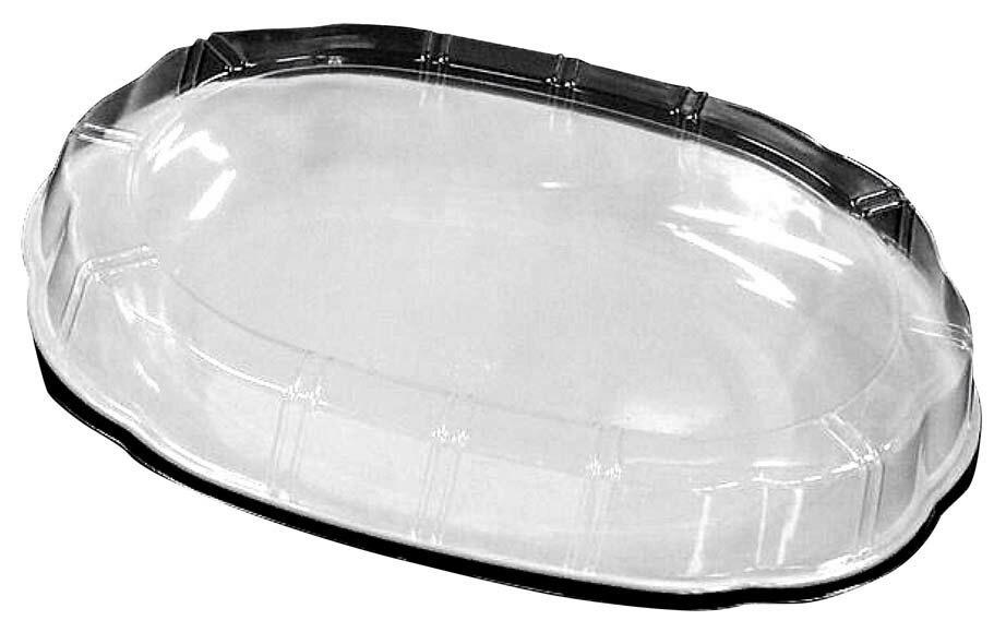 プラ容器 シルキーアイボリー(10枚入)大用透明蓋 業務用 8173200